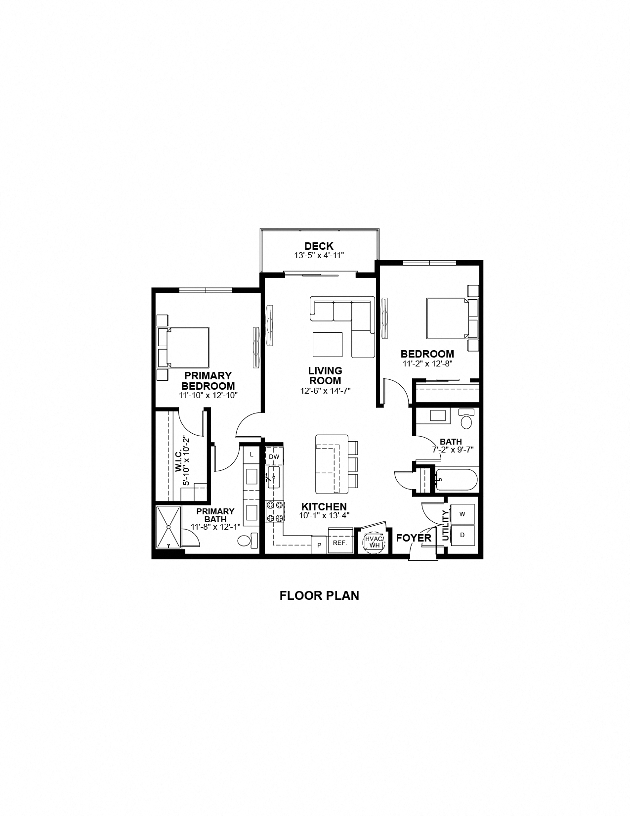 B1 Floor Plan at The Prescott Luxury Apartments in Austin, TX